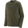 prix le plus bas PATAGONIA M’S L/S CAP COOL MERINO GRAPHIC SHIRT FITZ ROY FADER: BASIN GREEN 23 22