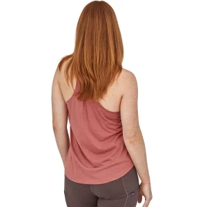 PATAGONIA W’S CAP COOL TRAIL TANK ROSEHIP 22 De Qualité 9