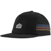 outlet soldes PATAGONIA LINE LOGO RIDGE STRIPE FUNFARER CAP BLACK 23 7