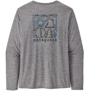 Promotio de vente PATAGONIA M’S L/S CAP COOL DAILY GRAPHIC SHIRT SPIRITED SEASONS FEATHER GREY 23 9