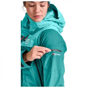 soldes ligne Ortovox – Women’s 2L Swisswool Sedrun Jacket – Veste De Ski 16