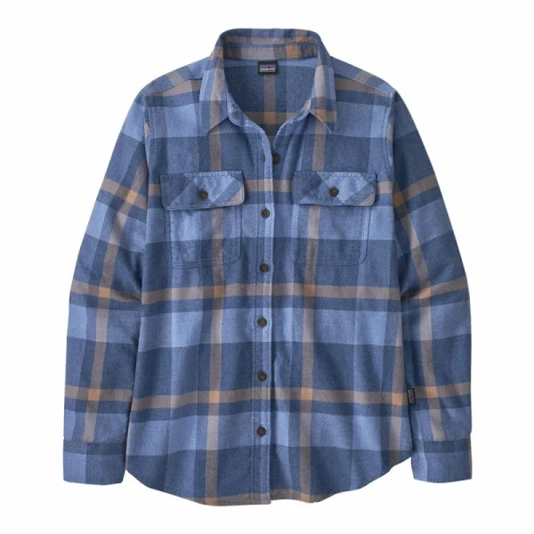 Top ventes Vente flash ✔️ Patagonia L/S Organic Cotton MW Fjord Flannel 👕 Shirt – Chemise femme 🎁 5