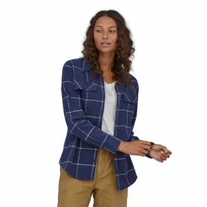 Top ventes Vente flash ✔️ Patagonia L/S Organic Cotton MW Fjord Flannel 👕 Shirt – Chemise femme 🎁 8