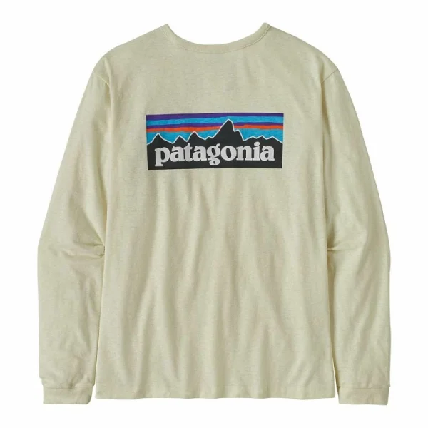 mode pas chere Budget 😀 Patagonia L/S P-6 Logo Responsibili-Tee – Pullover femme 🎉 3