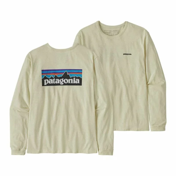 mode pas chere Budget 😀 Patagonia L/S P-6 Logo Responsibili-Tee – Pullover femme 🎉 4