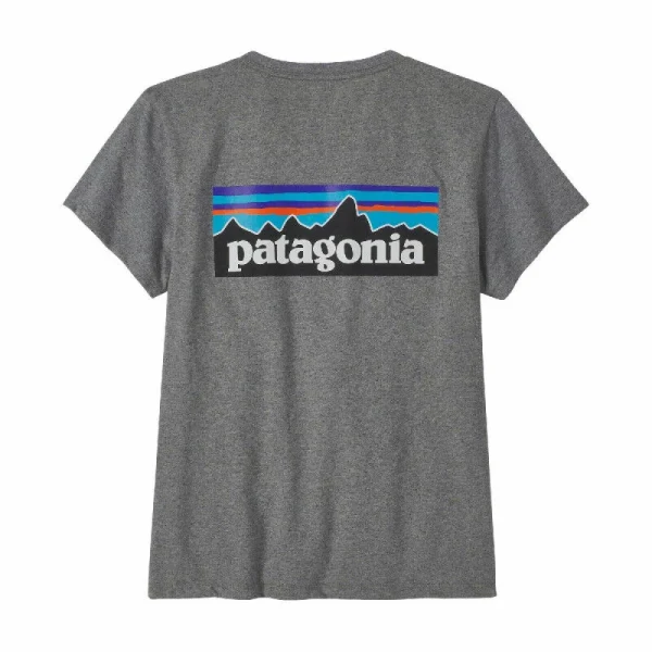 Vente Meilleure vente ✨ Patagonia P-6 Logo Responsibili-Tee – T-shirt femme 😍 3