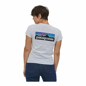 Vente Meilleure vente ✨ Patagonia P-6 Logo Responsibili-Tee – T-shirt femme 😍 16