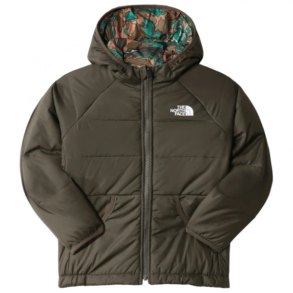 magasin en ligne france The North Face – Kid’s Reversible Perrito Hooded Jacket – Veste Synthétique 5